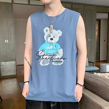 新款夏季店主风坎肩无袖背心TC1116-P25，男装背心/马甲，星座717