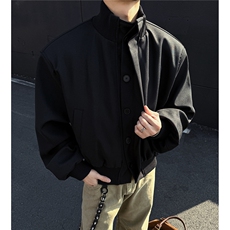 美式高街飞行员夹克男春季立领棒球服复古小众时尚青少年短款外套，男装夹克，电商A335-1（原A458）