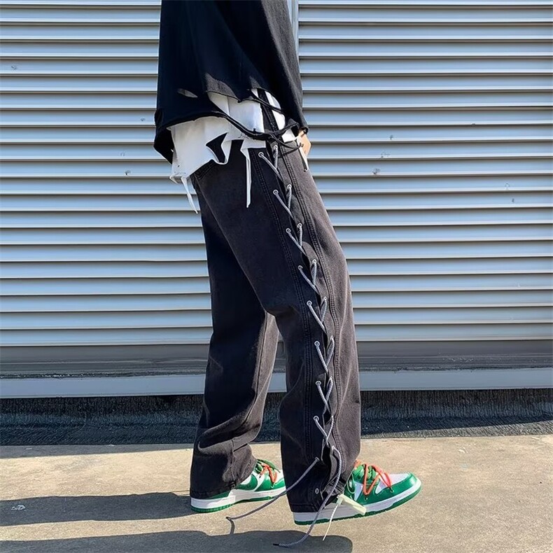 美式牛仔裤男春秋新款休闲直筒裤K0867P42,男装牛仔裤,星座1116-2