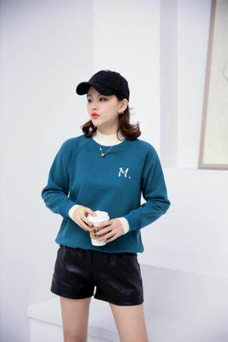 加绒加厚卫衣，女装卫衣/绒衫，米娜·丹怡