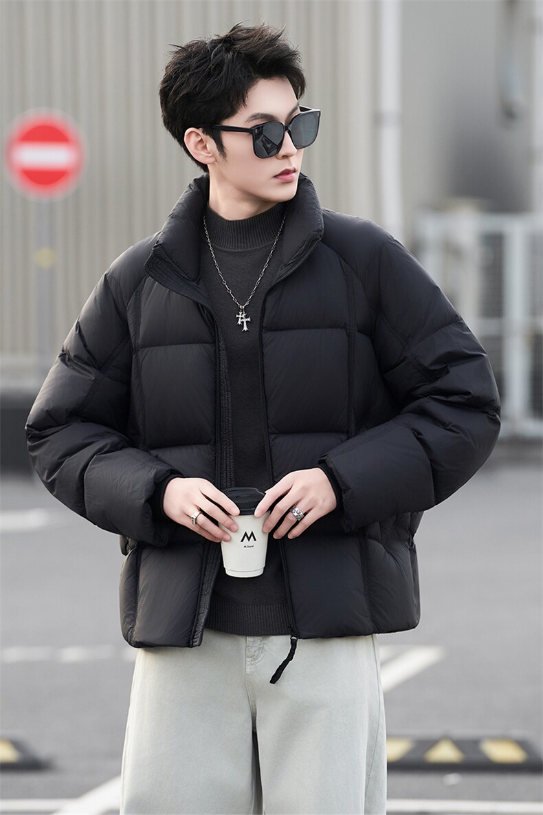带报告标50白鸭绒高充绒量泡芙男装羽绒服C317-Y8855-P275,男装羽绒服,电商C317