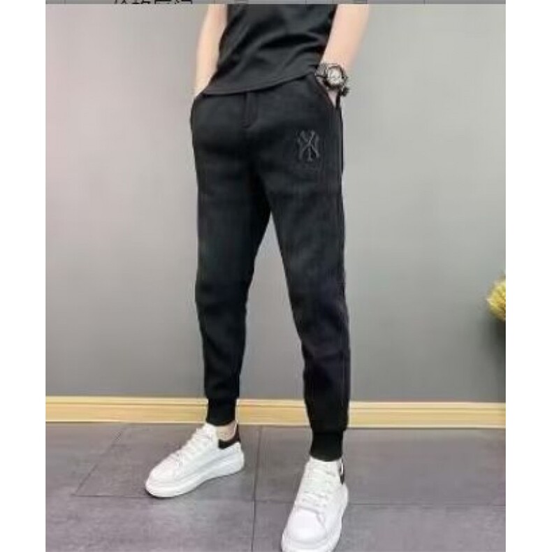 1506-1/KK051/P39新款潮牌休闲宽松哈伦水洗九分加绒长裤子男款,男装卫衣,星座1506-1