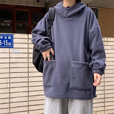 2021新款卫衣男港风休闲套头衫潮牌连帽运动外套W1879-P36，男装卫衣，星座512-4
