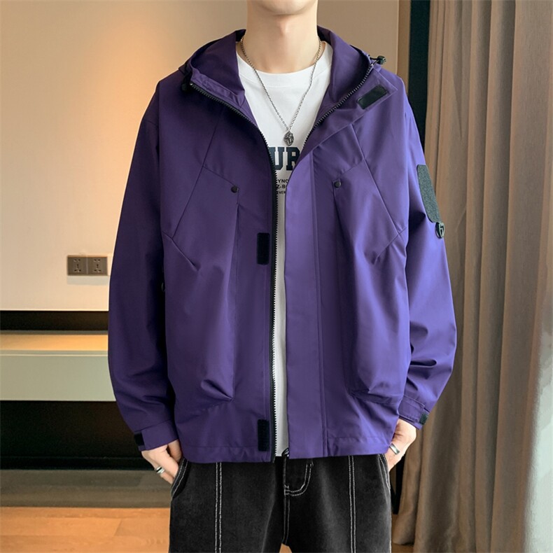 春季现货户外夹克男冲锋衣外套DSA157B-J111-P60图片