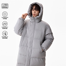 长款羽绒服冬季90白鸭绒防水痞帅款外套男D5186-TP225308，男装羽绒服，电商A102