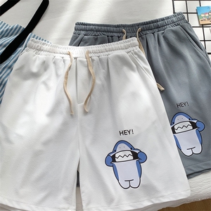 MK37167-P15 冰丝短裤男士大码宽松休闲五分裤男运动中裤图片
