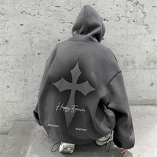 抖音供货、复合重磅360克现货连帽卫衣宽松D223A-WY2351-特P35，男装卫衣，电商019-1
