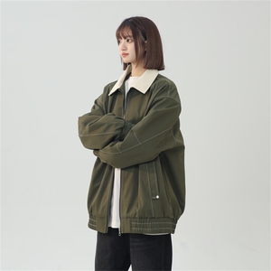 2025春休闲痞帅工装翻领夹克潮流外套得物二开XZ301b-2-JK2585P78图片