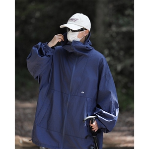 冲孔透气高质量防晒衣男夏季薄款设计感连帽防晒服外套 JK930图片