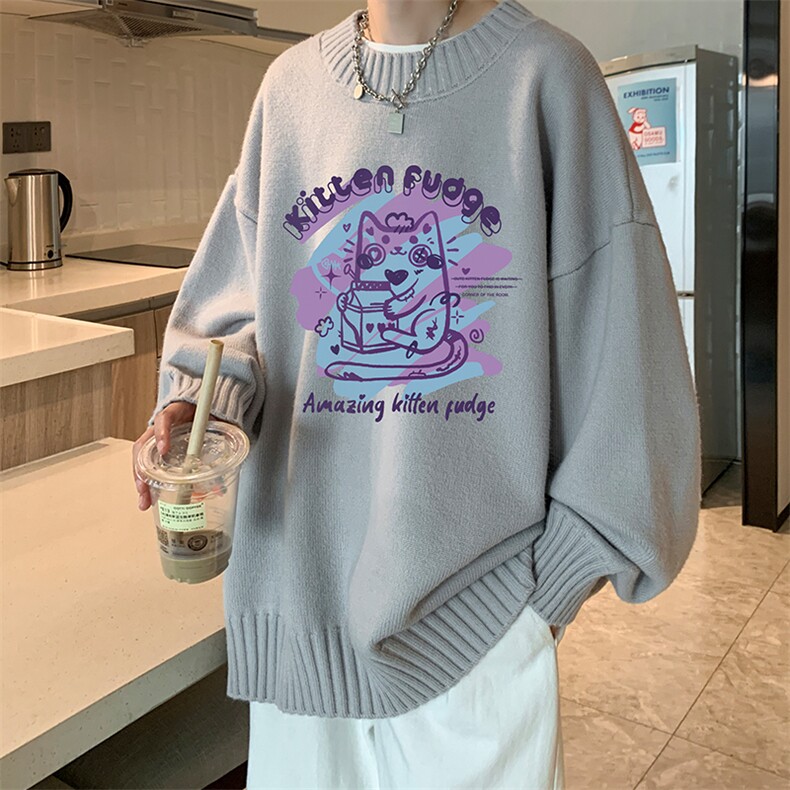 半高领毛衣男士大码针织衫男毛线衣男M18317-P45加绒款-P65,男装针织衫/毛衣,电商A040