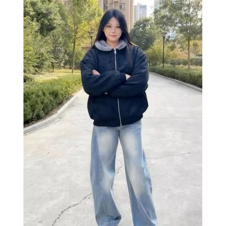 【】冬季荔枝纹男女PU皮加绒仿兔毛内里连帽棉服S1322P93,男装棉衣,星座1112-1