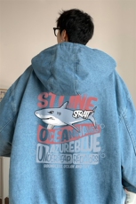 控价158牛仔棉衣男大码加绒羊羔绒牛仔棉服男棉袄NM53331-P140，男装棉衣，电商A040