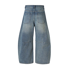 潮流宽松牛仔裤潮牌高街休闲裤A161-K5005-P65118元，男装牛仔裤，电商A161