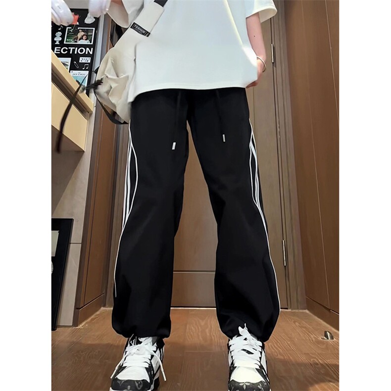 有货（自家图）新款美式复古休闲男女夏季轻薄速干运动裤K2363P58,女装休闲裤,星座218-5