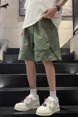 高品夏季工装短裤男纯色宽松大码运动五分裤DSA157B-D609-特P40，男装休闲裤，电商A157B
