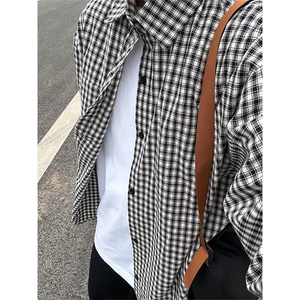 2026春夏新款千鸟格格子长袖衬衫高品质 现货 CS067-P40图片