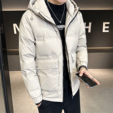 AK87881钱塘2020-3百搭简约时尚休闲冬季厚款中年男士羽绒服P170，男装羽绒服，钱塘207-3