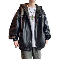 春秋季皮衣外套男女同款新款美式夹克XZ102B-1-JK2535P85，男装皮衣，星座102B-1