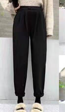 冬季毛呢面料休闲裤，现货，火爆补单中，女装休闲裤，杭悦
