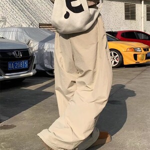 美式复古褶皱伞兵弯刀工装裤男女款春秋季新款YSDL-K223/P52图片