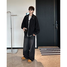2026春秋痞帅外套男高街港风日系韩版潮流宽松夹克潮JK09334-P72，男装夹克，星座308B-2
