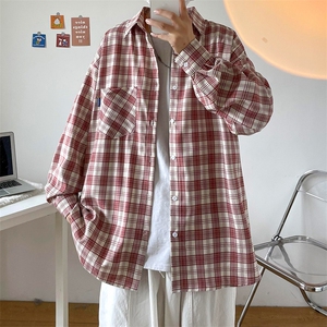 抖音品质秋季A177-CS30-P50格子衬衫85%涤纶.5%氨纶.10%棉