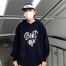 抖音得物高品质印花连帽卫衣秋冬装美式宽松连帽纯色卫衣ADL106，男装卫衣，电商A443