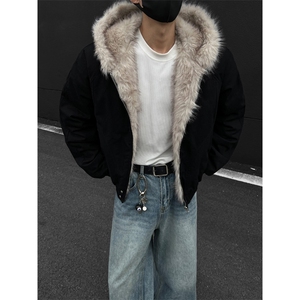 棉布座山雕连帽外套棉衣男 CP99-特p：120图片