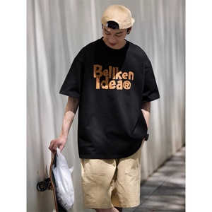 1506/QN50/P30夏季短袖T恤男生酷帅穿搭套装潮流男装帅气夏天,晴天文案夏天穿搭图片