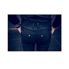 2021新款男士发型师休闲裤青年修身夜店时尚长裤A450-K514，男装休闲裤，星座1904A