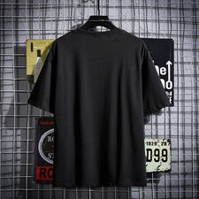 2021夏季新网格挂拍日系大码男已注册卡通印花短袖T恤T1083-P25，男装T恤，电商A001