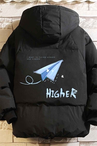 控128加绒面包服男大码羊羔毛衣男MY16270-P100图片