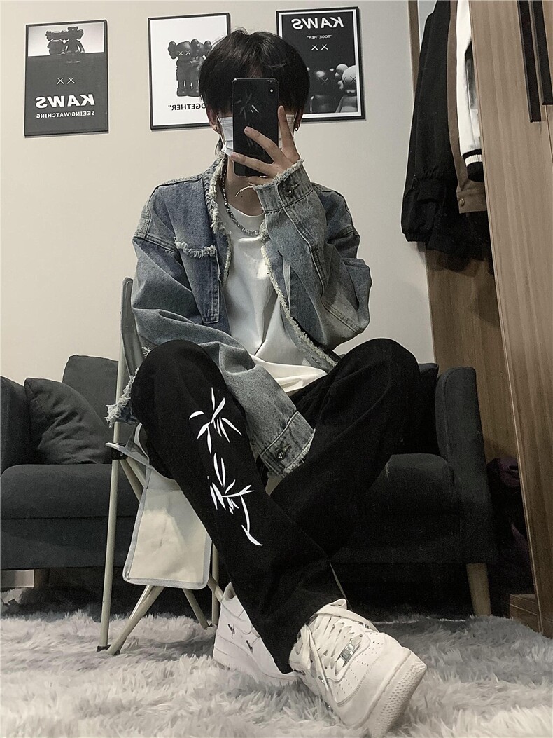 竹子新中式牛仔裤 高品质不掉色不起球 某音 cleanfit穿搭图片
