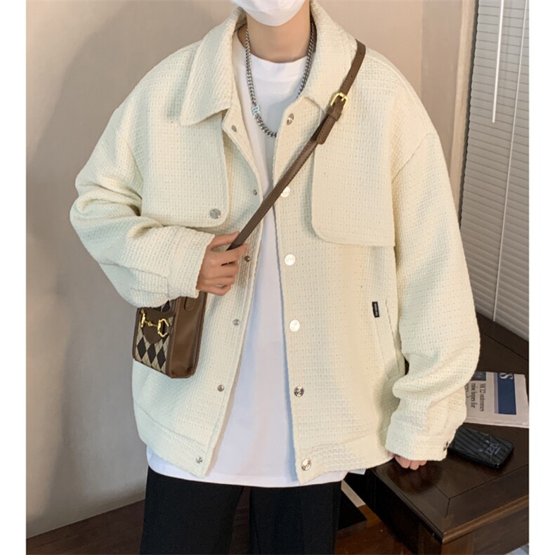 短款男春秋款高级感男装外套oversize夹克JK02880-P75,男装夹克,星座308B-1