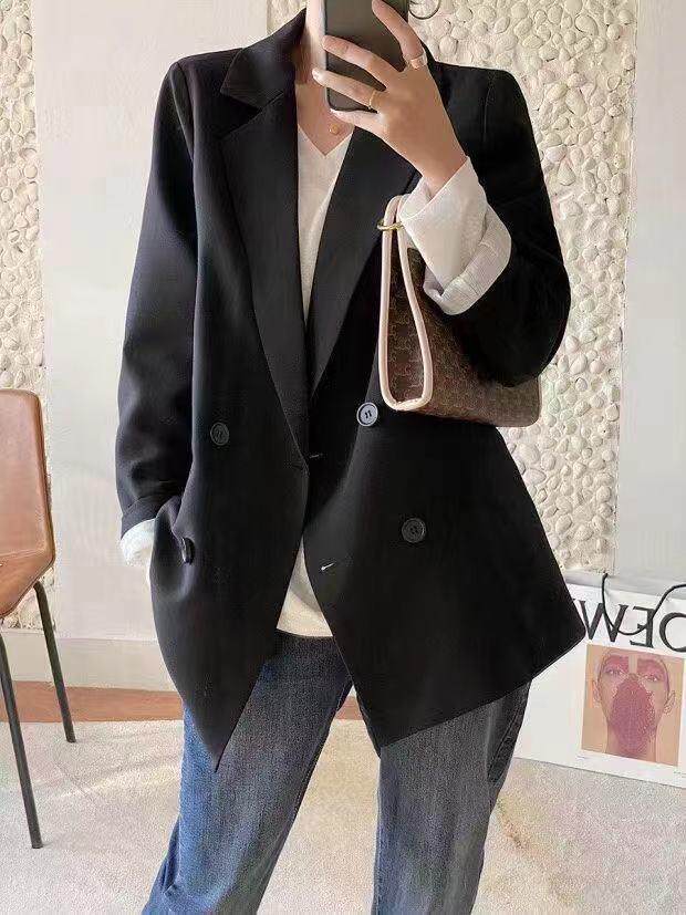 秋装新款休闲西装外套，女装西装，那简