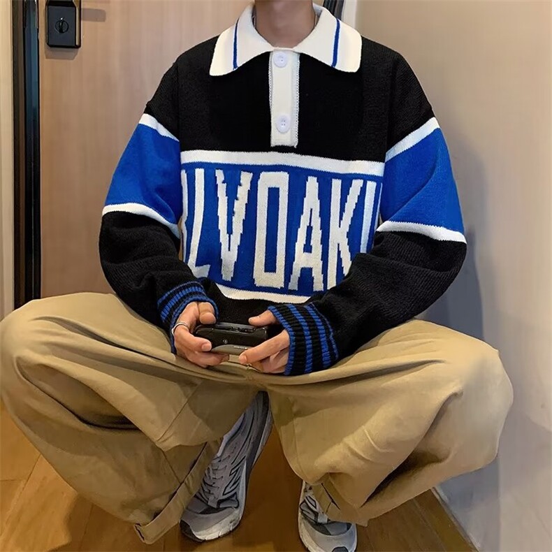 男秋冬季新款潮韩版百搭情侣毛衣针织衫POLO毛衣MY119P40,男装针织衫/毛衣,星座1116-2