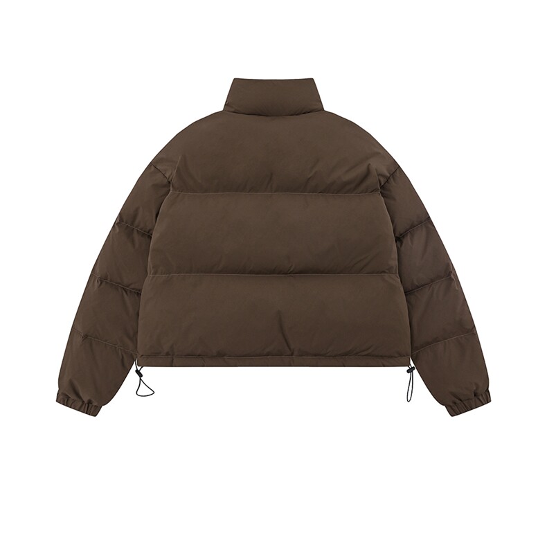 白底新款冬季时尚百搭宽松字母印花潮流棉服外套MY6500P85控115,男装棉衣,电商A268-1