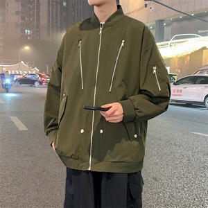 现货春季新款棒球服夹克男飞行员美式上衣外套JK08816-P70