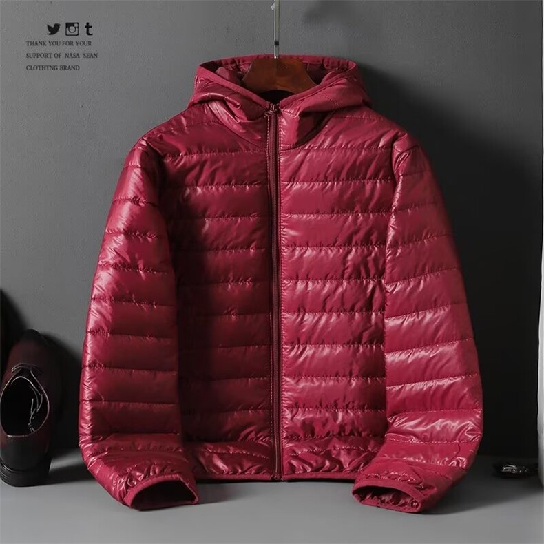 加绒冬男连帽棉衣褶皱条纹面包服棉袄外套大码M-5XLMY999P45,男装棉衣,星座1013-1