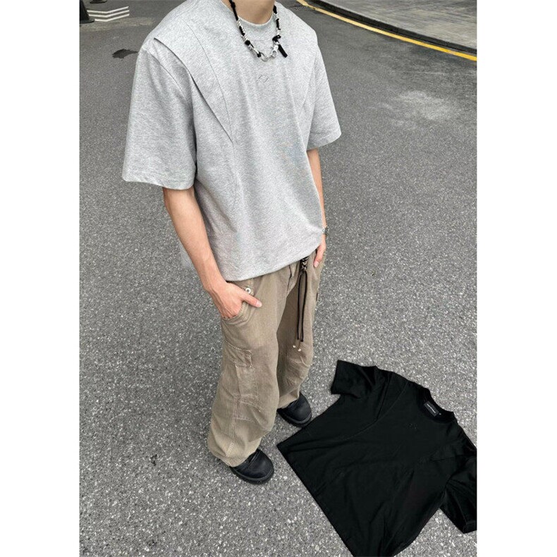 夏季常规日系ins潮流圆领凉感防晒短袖T恤男青少年宽松型T7503,男装T恤,星座1116A（原606A-3）