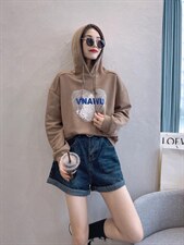 秋季戴帽长袖卫衣，女装卫衣/绒衫，薰衣坊