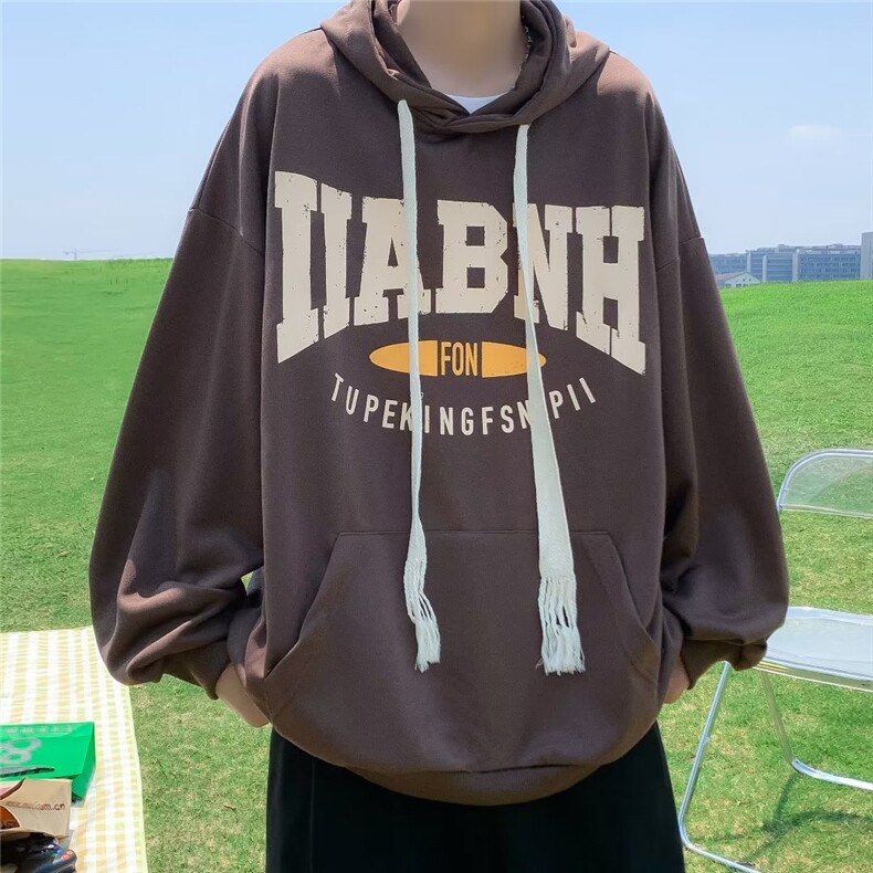 卫衣男春秋ins潮印花外套韩版潮流宽松百搭连帽上衣服W3810-P38,男装卫衣,星座512-2