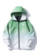平铺山系防水冲锋衣渐变色夹克男：聚酯纤维JK77087P85控128，男装夹克，星座227-7