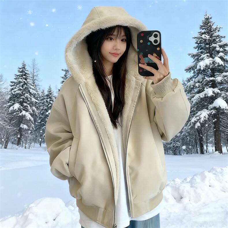 秋新款美式复古座山雕连帽毛领棉服女冬季棉衣外套WLHJ1233-P99,男装棉衣,星座1008