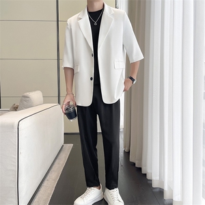 夏季五分小西服男潮流时尚小西装男女可穿得物品质XF003-P70图片