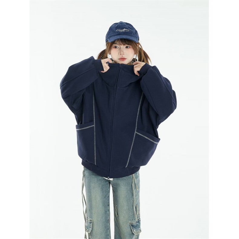 1506A/GF390/P58连帽拉链开衫外套1,女装短外套,星座1506A
