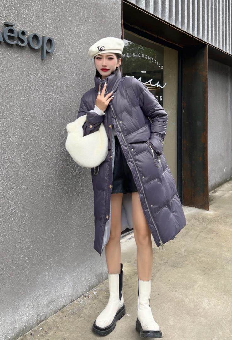 2021冬季新款羽绒服长款高档羽绒服，女装羽绒服，妍舞飞扬