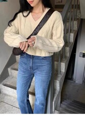 秋冬新款纯色V领套头羊毛针织衫女装舒适休闲打底外穿毛衣，女装羊毛衫，思途羊绒