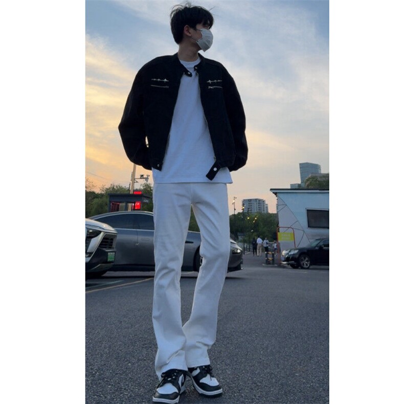 抖音品质有垫肩现货5000件短款牛仔夹克B342-JK100-特P73,男装夹克,电商B342
