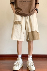 8XL-M特大码短裤男夏季新款大码vibe破洞拼接高街短裤DK1518P50，男装牛仔裤，电商D206-1